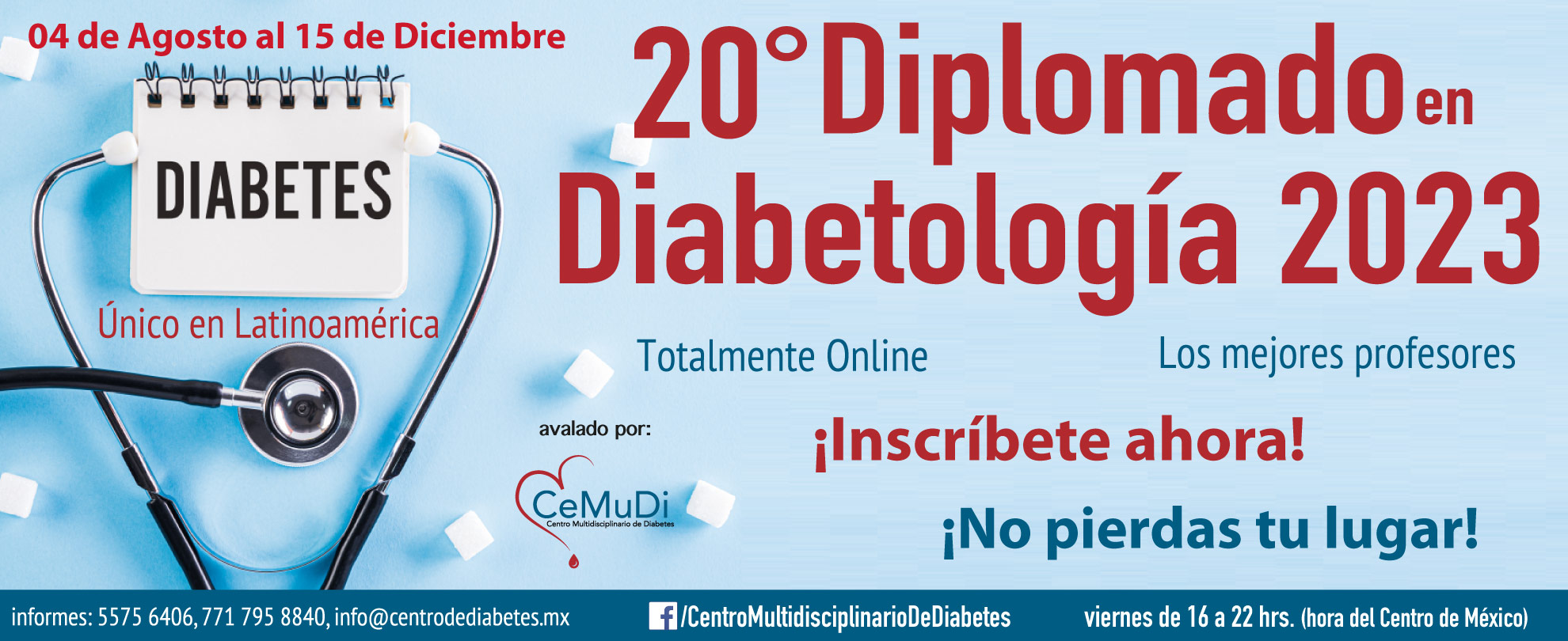 19° Diplomado en Diabetología, Manejo y Educación para el Autocuidado en Diabetes 2023